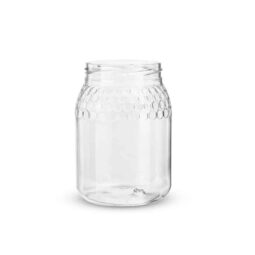 Vaso 1050g (746ml) in plastica modello tondo,  senza capsula