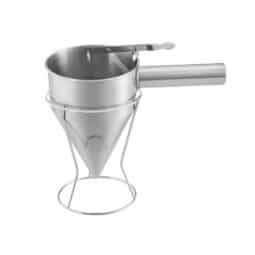 Imbuto per cera e pappa reale con dosatore e supporto, acciaio inox 14,5x7,5CM 1,2L