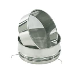 Filtro convesso doppio 32 cm inox con appoggi per maturatori diam 33-41cm SAF