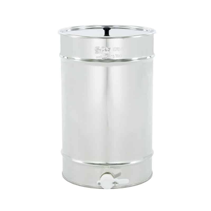 Maturatore miele inox 100kg con valvola in plastica SAF