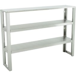 Prolunga Tavolo in acciaio Inox a 3 ripiani 1200*260*810h mm