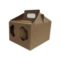 Scatola portavasetti 4x250g esagonale