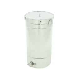 Maturatore inox da 150 l / 210 kg con fondo conico, chiusura ermetica e maniglie - PREMIUM Lyson