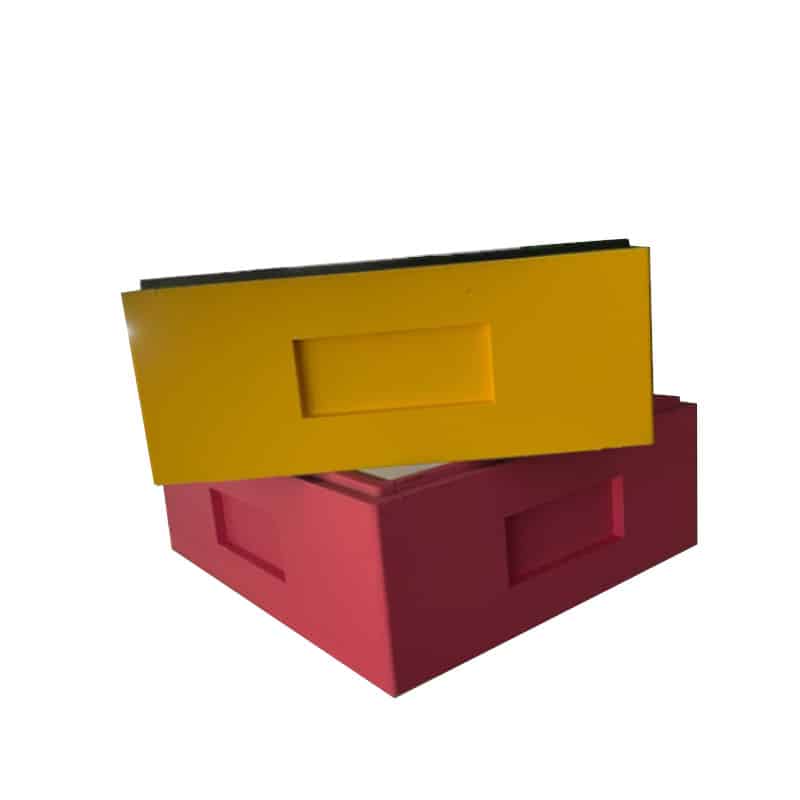 Melario in polistirene compatto verniciato da 9 favi (43,5x50x17h) arnie Lyson
